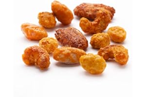 SWEETGLOB Old Fashioned Butter Toffee Mix Nuts, Crunchy Candy Coated Fresh Roasted Mixed Almonds, cashews, peanuts and pecans (1 Pound)