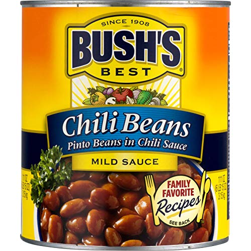 (6 Pack) BUSH'S Pinto Beans in a Mild Chili Sauce, 111 oz.