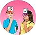 Super Duper Publications | Jeepers Peepers® Flash Card Guessing Glasses Game | Educational Learning Resource for Children