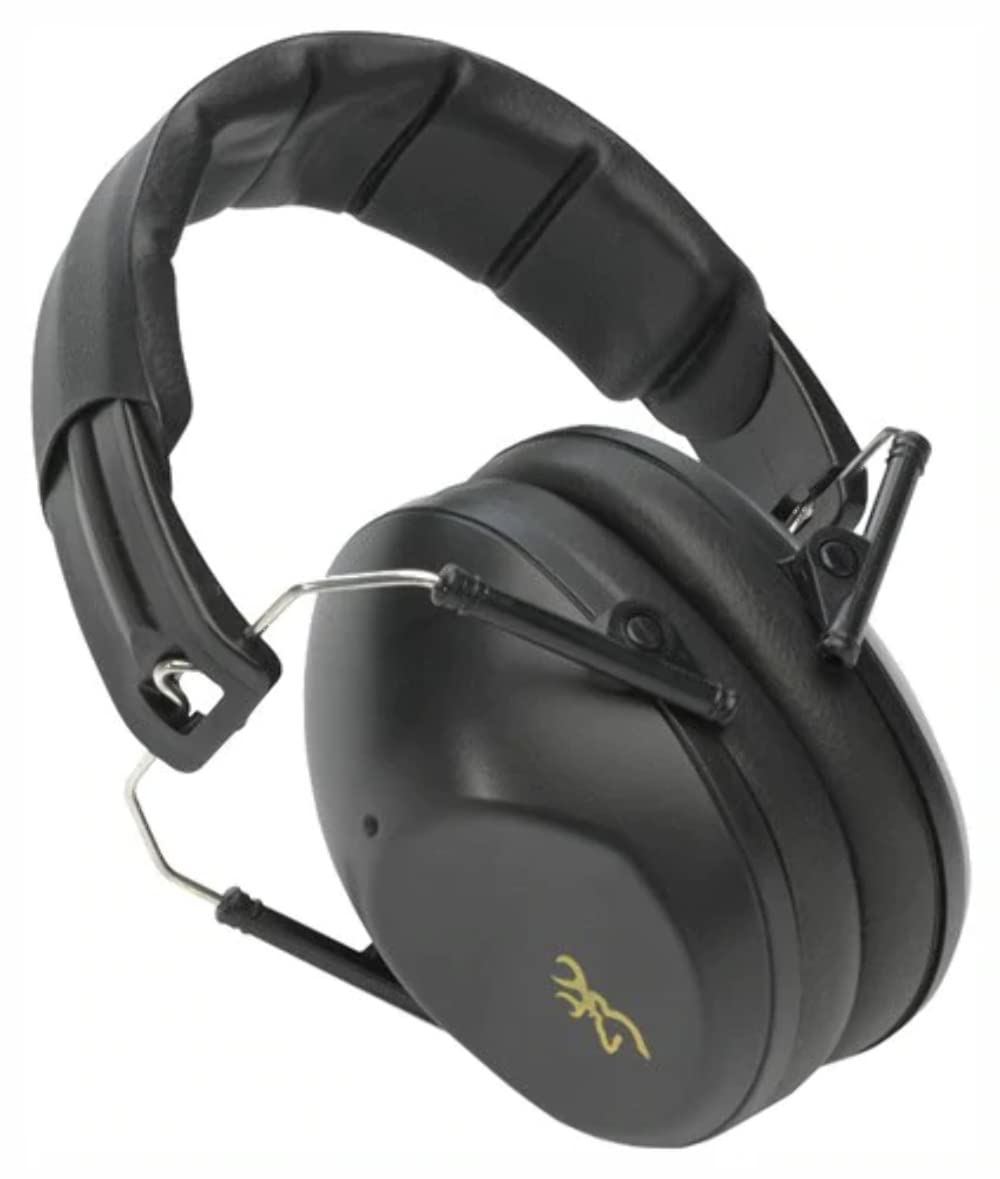 BROWNING Unisex's Buckmark II black Anti Noise Headphones, One Size