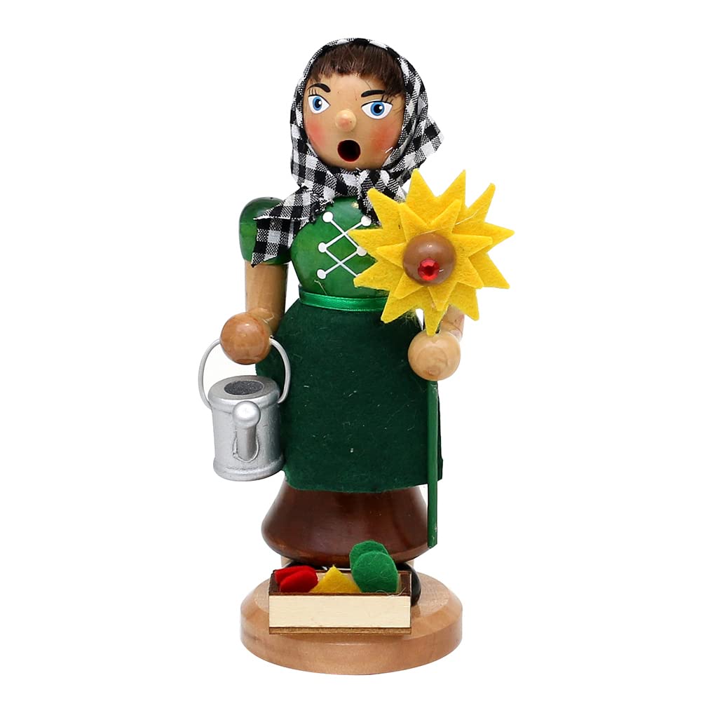 Dekohelden24 Incense Smoker Gardener Size Approx. 17 cm