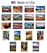 62 US NATIONAL PARKS postcard set of 62 postcards. All 62 United States national parks post card pack. Made in USA.