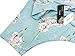 MIROL Womens Casual Fall Floral Print 3/4 Sleeve Tunic Loose Long Blouse Tops,Blue,Medium