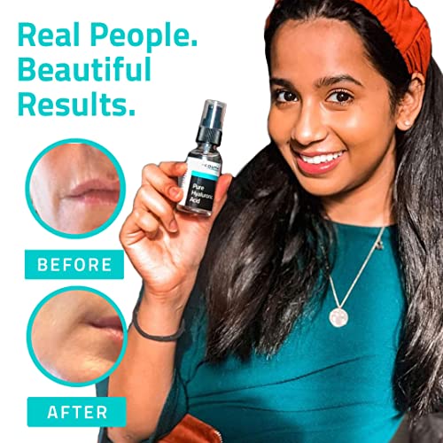 100 Pure Hyaluronic Acid Serum for Face, Hydrating Serum for Face