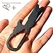 Doinshop New Useful Outdoor Stainless Steel Tactical Multi-functional Pocket Ring Keychain Key