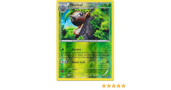 Toys Hobbies Ccg Individual Cards Details About Pokemon Xy Steam Siege Card Nuzleaf 10 114 Reverse Holo Collectible Card Games