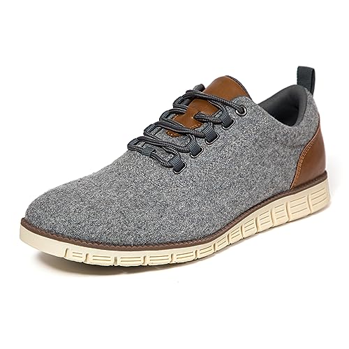 Deer Stags Men's Status Comfort Fashion Sneaker Grey/Luggage 15 at Amazon