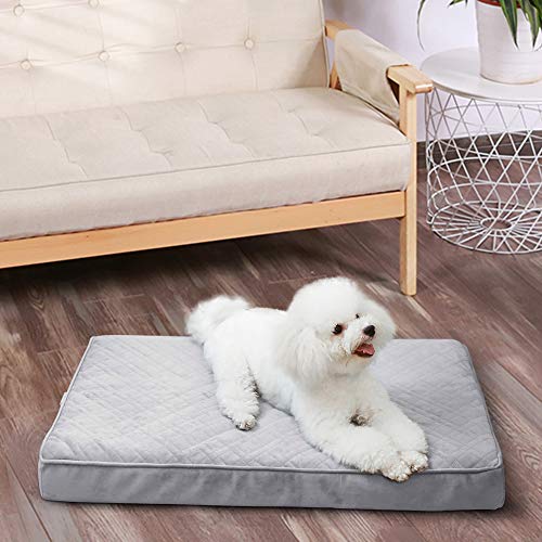 HACHIKITTY Orthopedic Dog Bed Removable Cover, Crate Dog Bed Mattress