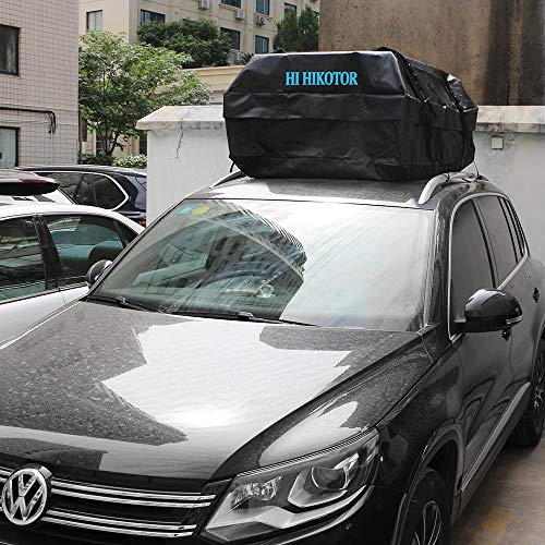 Car Top Carrier 17 cubic Bag with 8 Reinfored Straps 100 Waterproof,Car Top Carriers for