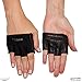 Fit Four The Anti-Ripper Glove Callus Guard Fitness Gloves for Weightlifting & Cross Training Athletes - Premium Leather Palm (All Black, Small)