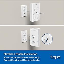 TP-Link Tapo Smart Plug Outlet Extender, Surge