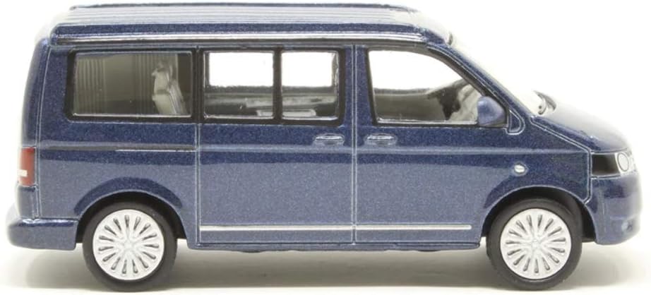Oxford Diecast 76T5C001 VW T5 California Camper Metallic Night Blue, Blue,grey,silver,black, 3 inches - Image 4