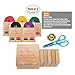 Block Tape by BAVALON. 5 Multicolor Non-Toxic Silicone Rolls (3ft/Roll), Lego Building Block Tape Loops with Reusable Adhesive Strips. Compatible, Washable, Cuttable, 2-Studs Kids Toy Block Tape rolls