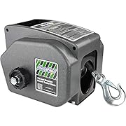 Megaflint Trailer Winch,Reversible Electric Winch, for Boats up to 6000 lbs.12V DC,30% Higher winching Power Than Regular 6000 lbs Winch. (6000 lbs)