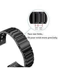 ldfas Gear S3 de correa, terapia magnética Accessory Acero Inoxidable Metal Pulsera correas para samsung Gear S3 Frontier clásico SmartWatch