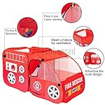 Fire-Truck-Tent-for-Kids-Toddlers-Boys-Girls-Red-Fire-Engine-Pop-Up-Pretend-Playhouse-for-Indoors-Outdoors-Quick-Set-Up-Weather-Proof-Fabric-Foldable-Spacious
