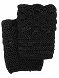 Funky Junque's Hand Knit Woven Boot Cuff