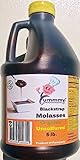 Yummmy Molasses, BLACKSTRAP MOLASSES Yummmy, 5 lbs,ORGANIC, Unsulfured, Kosher certified, Brix 84%, BPA FREE container, Sold by Weight