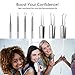 Herwiss Blackhead Remover Tools, Acne Removal Kit With Comedones Extractor, Zit Popper, Curved Tweezer Clip for Risk Free Nose Face Skin Care, Treatment for Blemish, Whitehead Popping, Zit Removing