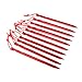 Kalili 9 inch Lengthen Aluminum Alloy Y shaped Tent Stakes Tent Pegs for Camping Hiking 10 Pcs