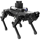 PuppyPi Robot Dog with ChatGPT Large AI Models AI Embodied Intelligence ROS Robotic Dog Vision Scene Voice Understanding SLAM Mapping Navigation Bionic Quadruped Robot, Pro Kit &amp; RaspberryPi5 4GB