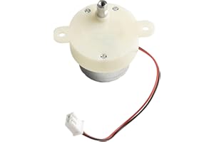 DC Reduction Gear Motor 3V-12V Low Speed 12/20/6/3 RPM High Torque Electric Motor for Plastic Gear Mechanism for Toy, Jewelry