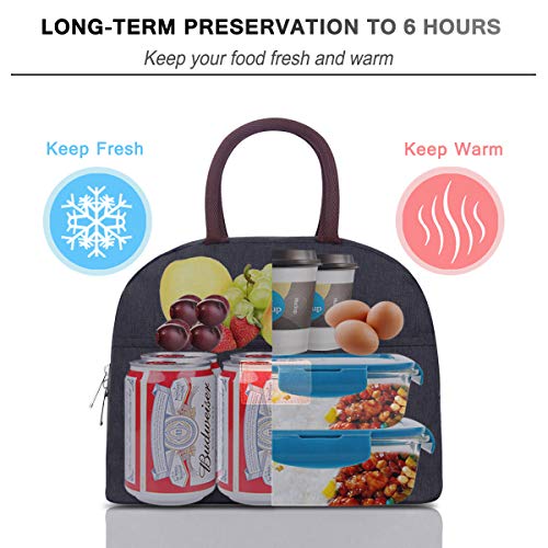 image for BALORAY Lunch Bag for Women Men Lunch Tote Bag Insulated Lunch Bag Lun