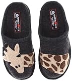 Haflinger Women's AR Jimmy Flat,Charcoal,38 EU/7 M US