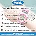 WobL Vibrating 8-Alarm & Repeating Countdown Timer Watch, Medication/Sports/Meetings/Potty Reminders, Pink