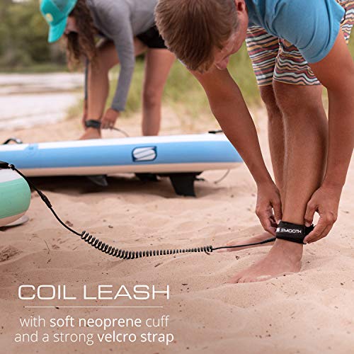 Smooth SUP Inflatable Stand Up Paddle Board with Premium Accessories