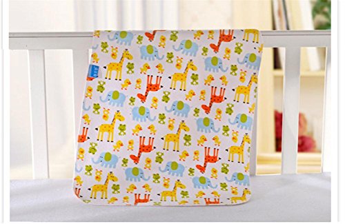 Monvecle 4pcs Pack Baby Infant Waterproof Cotton Changing Pads 18