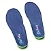 Dr. Foot's Plantar Fasciitis Insoles - Arch Support Shoe Inserts for Flat Feet, Foot & Heel Pain and Over-Pronation, Diabetic Anti-Sweat Foam for Comfort & Relief - L Blue&Green
