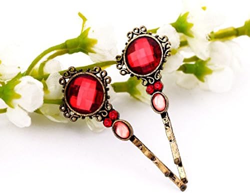 Fun Daisy Retro Gem Hairpin-Gold - ts008-RD