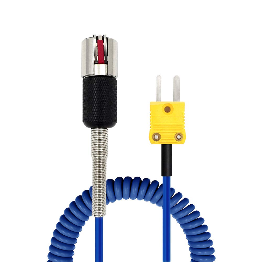 PerfectPrime TL0202, K-Type Thermocouple Magnetic Surface Temperature Probe 572°F