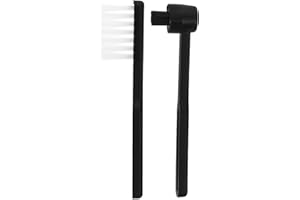 BUGUUYO 2pcs Turntable Stylus Cleaning Brush Set with Anti-Static Bristles, Vinyl Record Needle Cleaner
