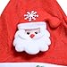3 pcs Child Christmas Traditional Cap Santa Claus Snowman Reindeer Hat For Kids