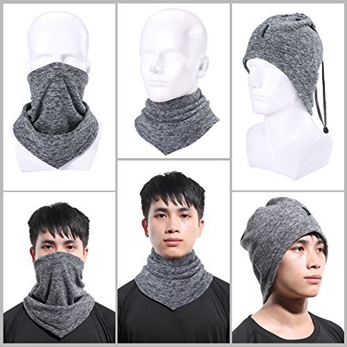 LONGLONG Neck Warmer Gaiter- Winter Thicken Soft Elastic Fleece Skiing Face Scarf Mask - Thumbnail 4