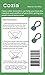 Cozia Shirt Collar Extenders Metal Button Extenders for Dress Shirts & Pants 12-Pack