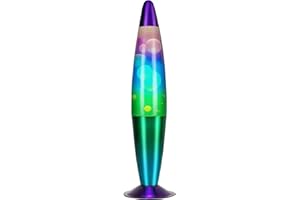 EDIER 16 Inch Magma Lamp, Rainbow Motion Lamp Relaxing Night Light for Adults Night Light for Home Office Decor Great Gift for Kids Women Girls Boys Birthday