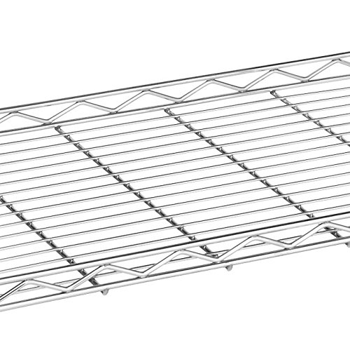 Whitmor Rolling 3 Shelf Cart, Chrome