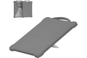 Mwin Starlink Mini Protective Cover, Starlink Mini Accessories Liquid Silicone Case with Comfortable Handle, Portable Scratch-Resistant Full Cover, Wavy Edge Design for Starlink Antenna Dish (Gray)