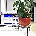 Mid Century Plant Stand - Indoor Plant Stand - Rockbirds Adjustable Modern Indoor Plant Holder Width 8'' to 12'' Planter (Plant and Pot Not Included)