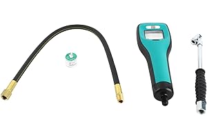 Handheld Nitrogen Gas Detector, Portable Gas Analyzer Tester Monitor for Automobile Tires, Industrial Safety Equipment with R