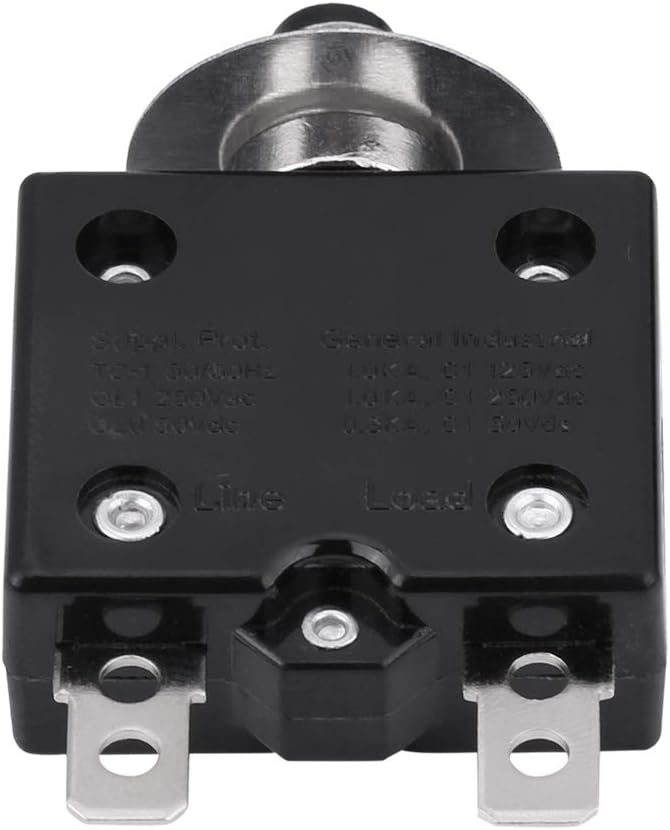 KIMISS Thermal Overload Protector,Manual Reset Thermal Switch Reset