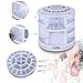 HiCollie Makeup/Cosmetic Organizer Equipped 360 Rotating /Revolving Cosmetic Storage Tabletop Big Capacity Carousel New Sturdy Stylish 2016 White