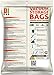 DIBAG - pack of 4 -2 Short Hanging Vacuum Storage Space Saver Bags 105 x 70 cm + 2 Large Travel Space Saver Bags (57x45) cm Without Suction.