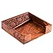 Rusticity Wooden Napkin Holder, Storage for Tissue & Paper - Kitchen, Dining, Bathroom, Toilet, Bedroom, Table Countertop| Sheesham Wood| Handmade| (7.5x7x2 in)