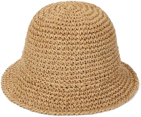 COPY - Hat Attack Sun Hat Braided Straw Wide Brim Summer Beach Women\'s Beige New Women Straw Hat Wide Brim Beach Sun Cap Foldable Large Lady  main image 4