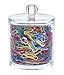 Choice Fun Acrylic Qtip Holder Multifunctional Jar with Lid Transparent QFJJSN-NSF-296B