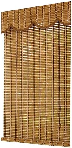 Yanzhen 竹すだれ バンブーカーテン 日焼け止め 断つ 背景の装飾 印刷 カスタマイズ Color Beige Size
